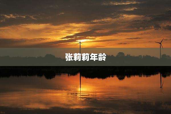 张莉莉年龄