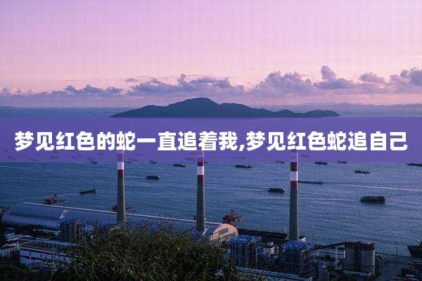 梦见红色的蛇一直追着我,梦见红色蛇追自己