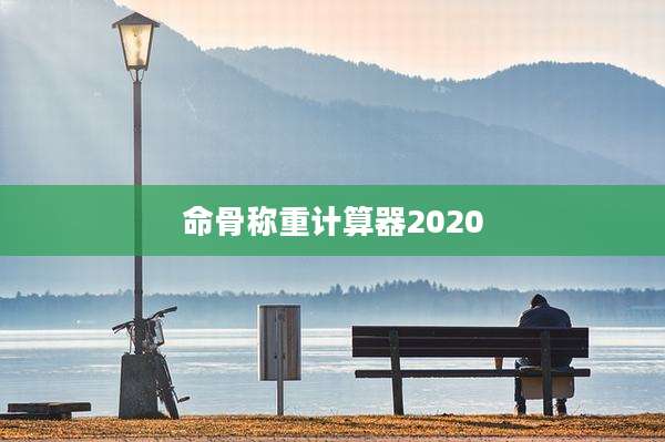 命骨称重计算器2020
