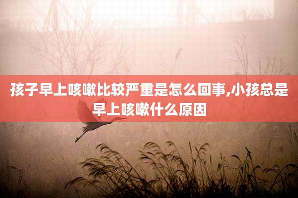 孩子早上咳嗽比较严重是怎么回事,小孩总是早上咳嗽什么原因