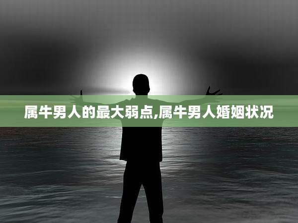 属牛男人的最大弱点,属牛男人婚姻状况