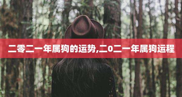 二零二一年属狗的运势,二0二一年属狗运程