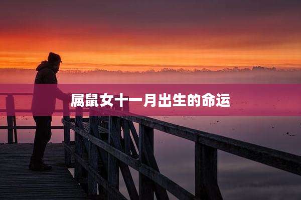 属鼠女十一月出生的命运