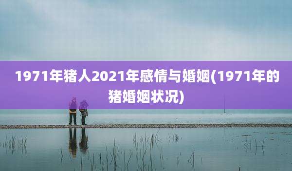 1971年猪人2021年感情与婚姻(1971年的猪婚姻状况)
