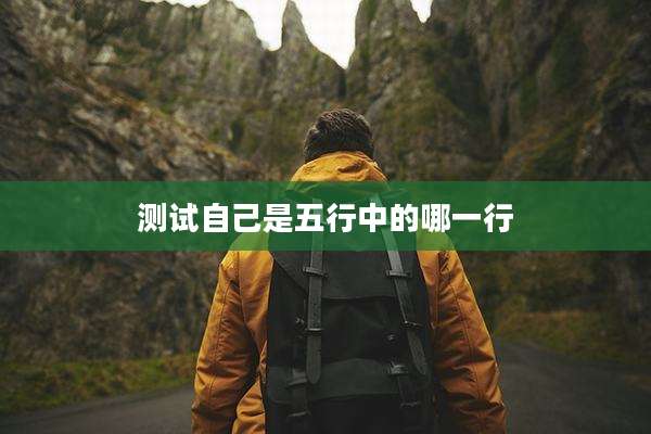 测试自己是五行中的哪一行