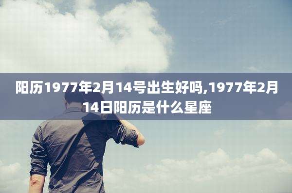 阳历1977年2月14号出生好吗,1977年2月14日阳历是什么星座