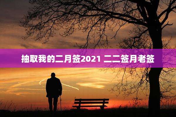 抽取我的二月签2021 二二签月老签