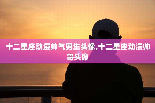 十二星座动漫帅气男生头像,十二星座动漫帅哥头像