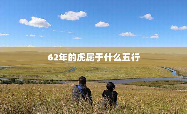 62年的虎属于什么五行