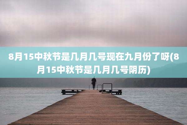 8月15中秋节是几月几号现在九月份了呀(8月15中秋节是几月几号阴历)