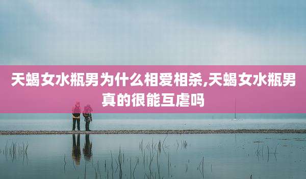 天蝎女水瓶男为什么相爱相杀,天蝎女水瓶男真的很能互虐吗