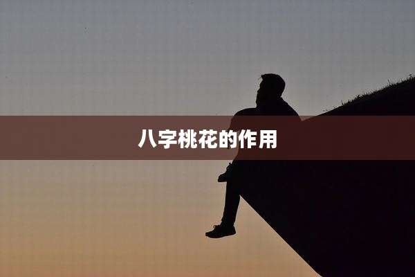 八字桃花的作用