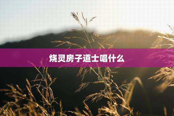 烧灵房子道士唱什么