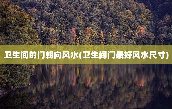 卫生间的门朝向风水(卫生间门最好风水尺寸)