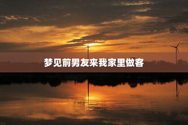 梦见前男友来我家里做客