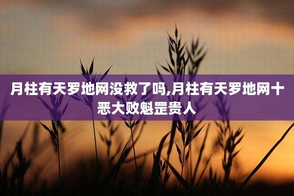 月柱有天罗地网没救了吗,月柱有天罗地网十恶大败魁罡贵人