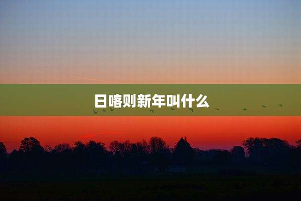 日喀则新年叫什么