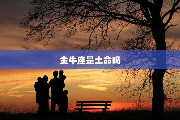 金牛座是土命吗