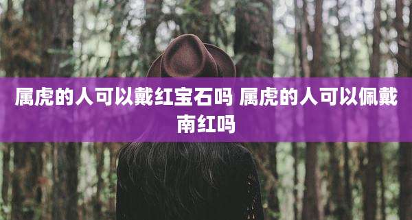 属虎的人可以戴红宝石吗 属虎的人可以佩戴南红吗