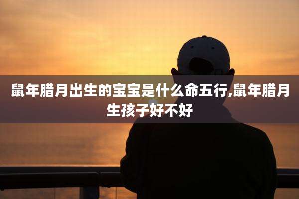 鼠年腊月出生的宝宝是什么命五行,鼠年腊月生孩子好不好
