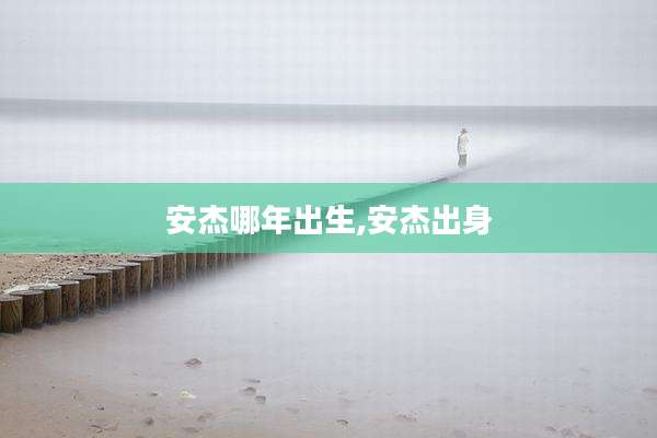 安杰哪年出生,安杰出身