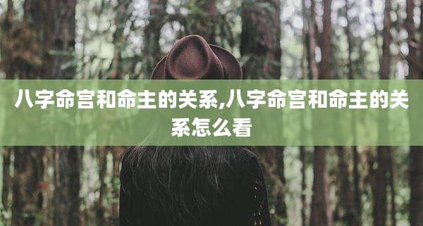 八字命宫和命主的关系,八字命宫和命主的关系怎么看