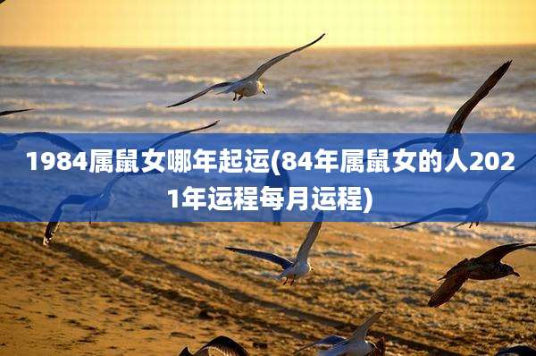 1984属鼠女哪年起运(84年属鼠女的人2021年运程每月运程)