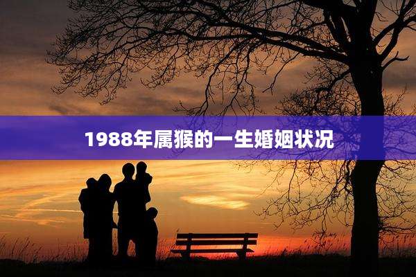 1988年属猴的一生婚姻状况