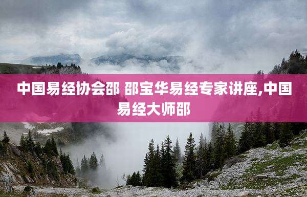 中国易经协会邵 邵宝华易经专家讲座,中国易经大师邵