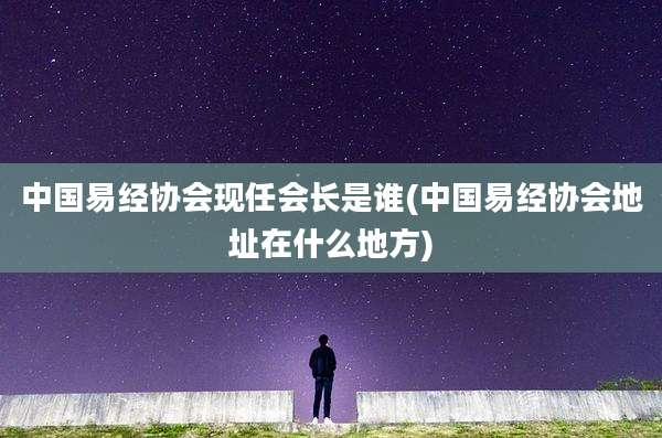 中国易经协会现任会长是谁(中国易经协会地址在什么地方)