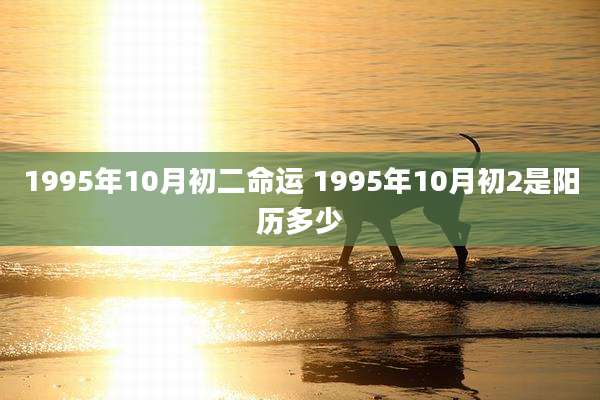 1995年10月初二命运 1995年10月初2是阳历多少