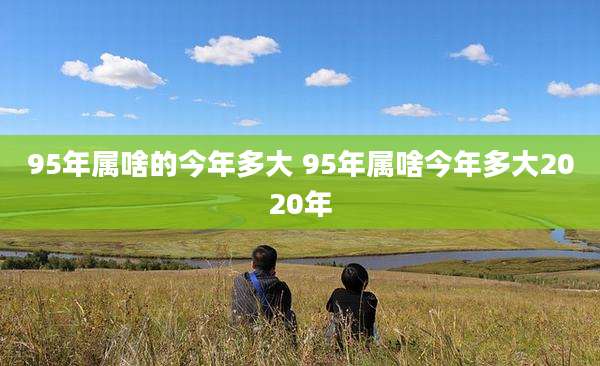 95年属啥的今年多大 95年属啥今年多大2020年