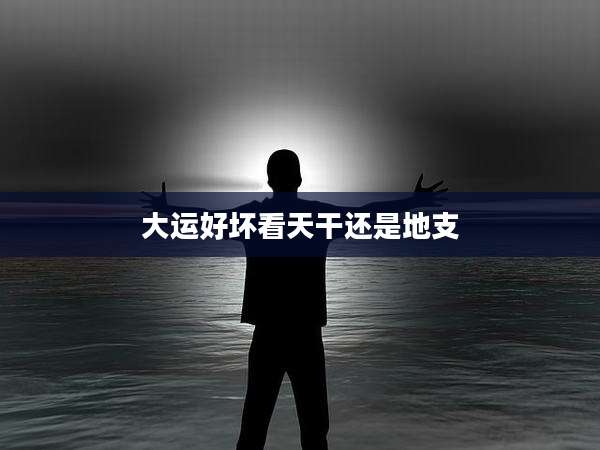 大运好坏看天干还是地支