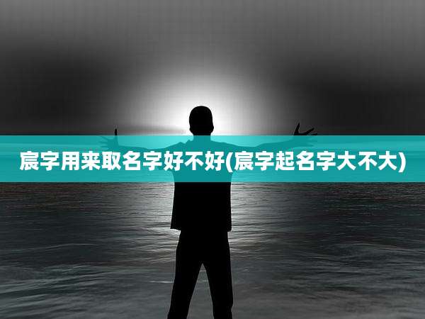 宸字用来取名字好不好(宸字起名字大不大)