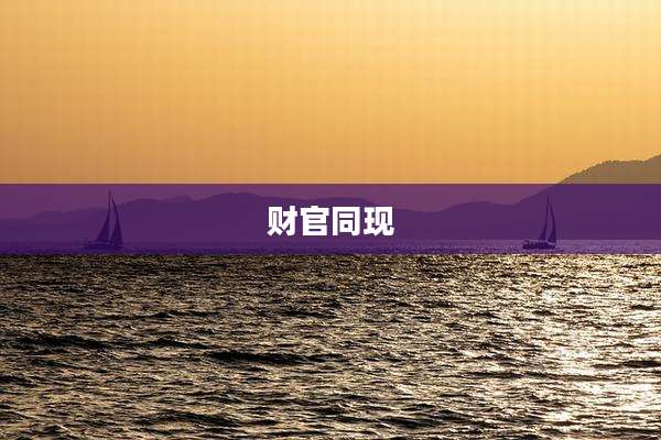 财官同现