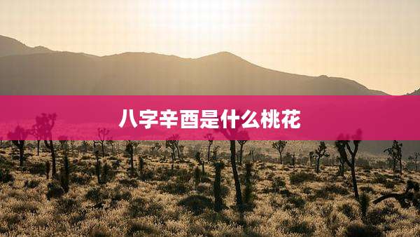 八字辛酉是什么桃花
