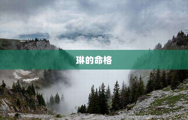 琳的命格