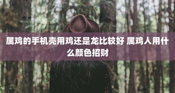 属鸡的手机壳用鸡还是龙比较好 属鸡人用什么颜色招财