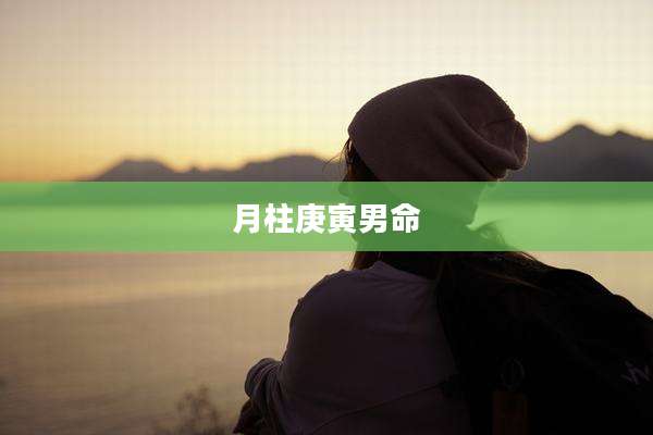 月柱庚寅男命