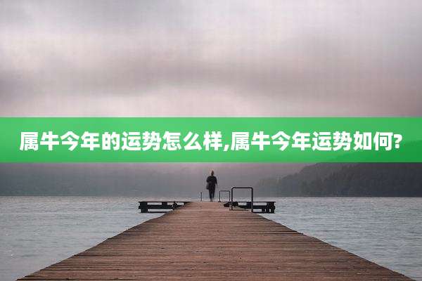 属牛今年的运势怎么样,属牛今年运势如何?