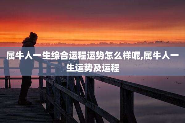 属牛人一生综合运程运势怎么样呢,属牛人一生运势及运程