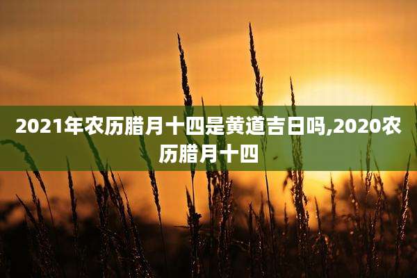 2021年农历腊月十四是黄道吉日吗,2020农历腊月十四