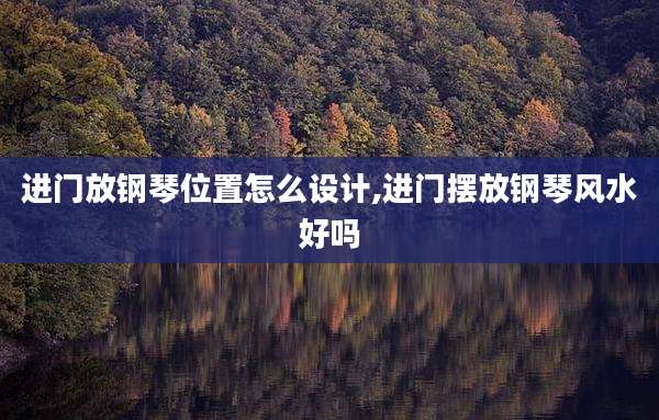 进门放钢琴位置怎么设计,进门摆放钢琴风水好吗