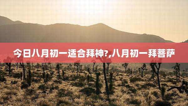 今日八月初一适合拜神?,八月初一拜菩萨