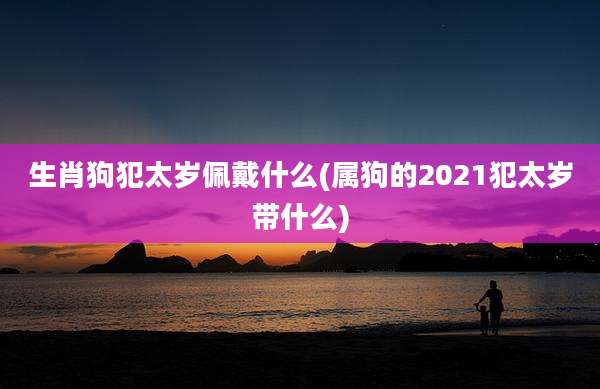 生肖狗犯太岁佩戴什么(属狗的2021犯太岁带什么)
