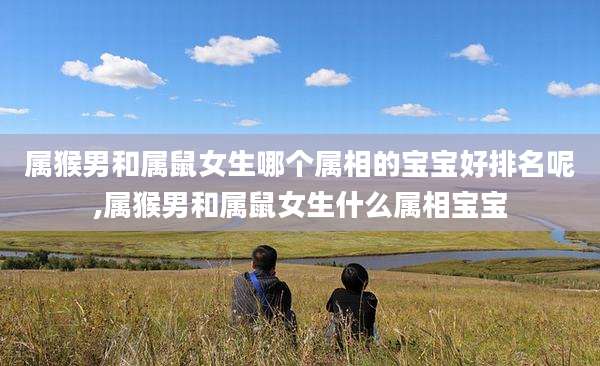 属猴男和属鼠女生哪个属相的宝宝好排名呢,属猴男和属鼠女生什么属相宝宝