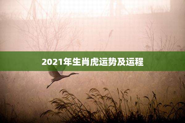 2021年生肖虎运势及运程