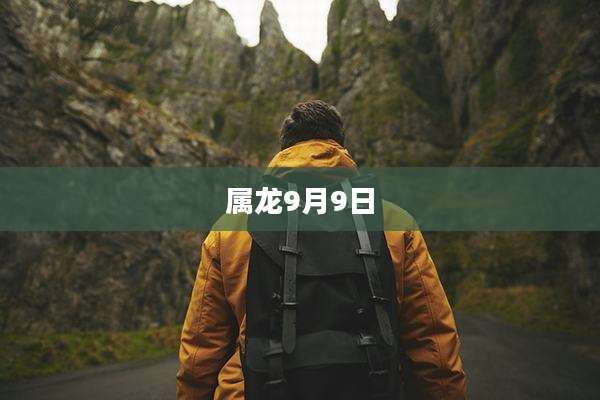 属龙9月9日