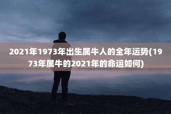 2021年1973年出生属牛人的全年运势(1973年属牛的2021年的命运如何)