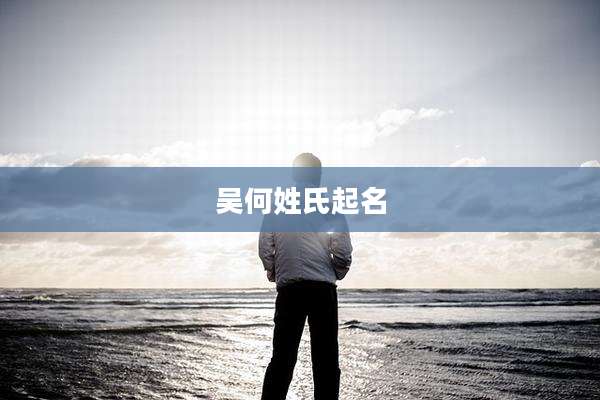 吴何姓氏起名